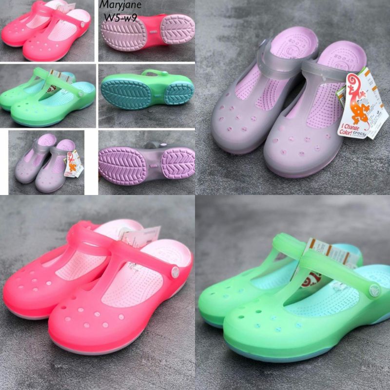 SANDAL CROCS WANITA/CROCS MARY JANE/SEPATU SANDAL WANITA/SANDAL KARET WANITA/CROCS  WANITA/SANDAL WA