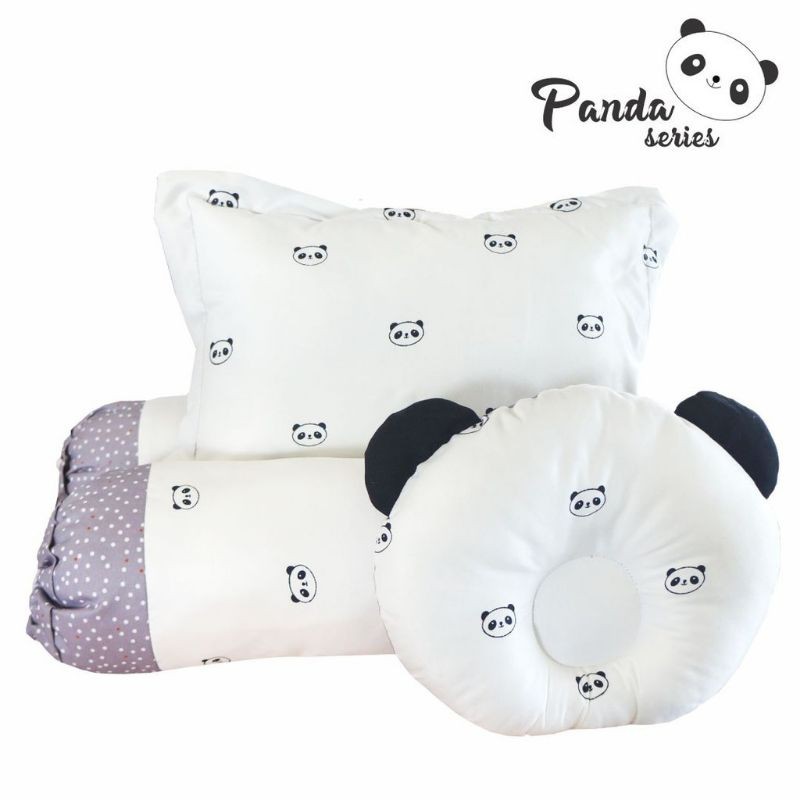 Omiland Bantal Guling Set Peang Series Panda OWB1142