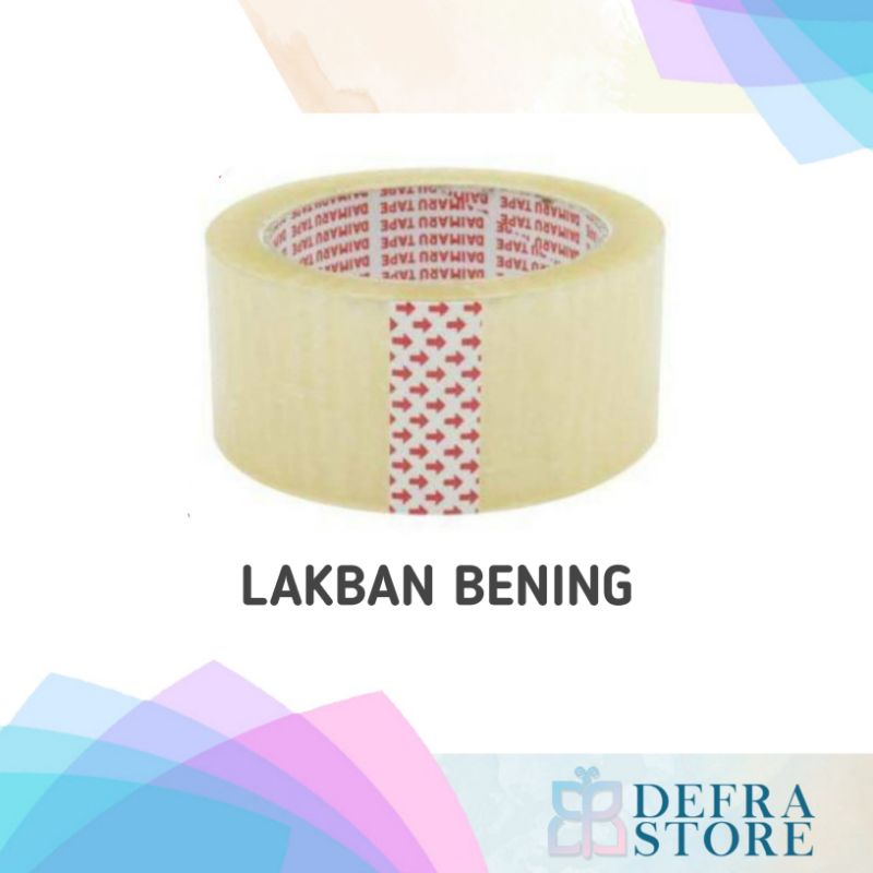 

LAKBAN BENING 2 INCH 48MM × 100Y SAZANAMI ISOLASI BENING