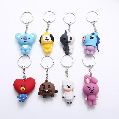 Keychain Gantungan Kunci Karakter BT21 Key Holder Chain Bag Pendant