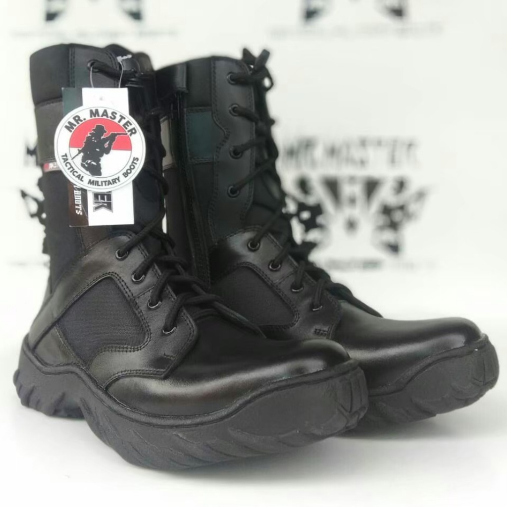 SEPATU PDL TOWER DOP KULIT SAPI ASLI MR MASTER SEPATU PDL DINAS LAPANGAN TNI POLRI SECURITY SATPAM