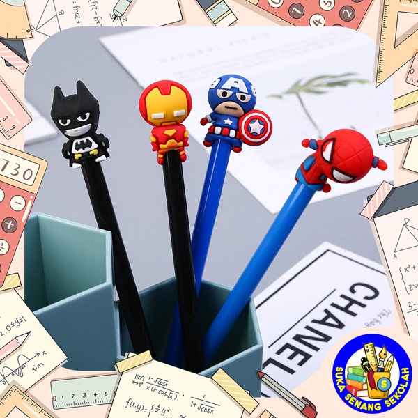

SELUSIN Pulpen Pena Super Hero S0128