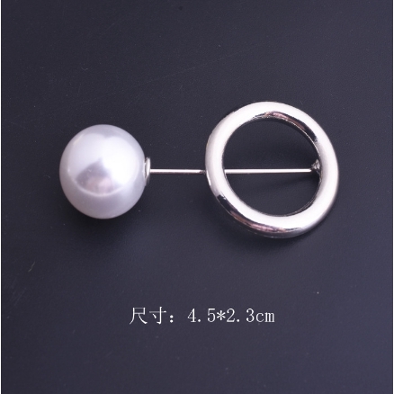 OSM - F490 Mutiara Bros Korea Berlian / Bros Pin Pearl / Brooch Mutiara Wanita / Aksesoris Fashion-F490 B6