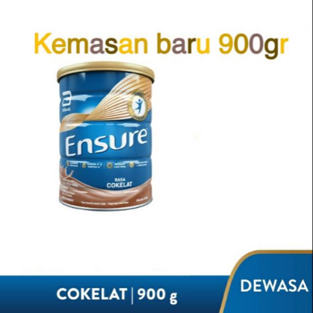 

Abbott Ensure Fos Coklat 900g - Rasa Cokelat 900gr