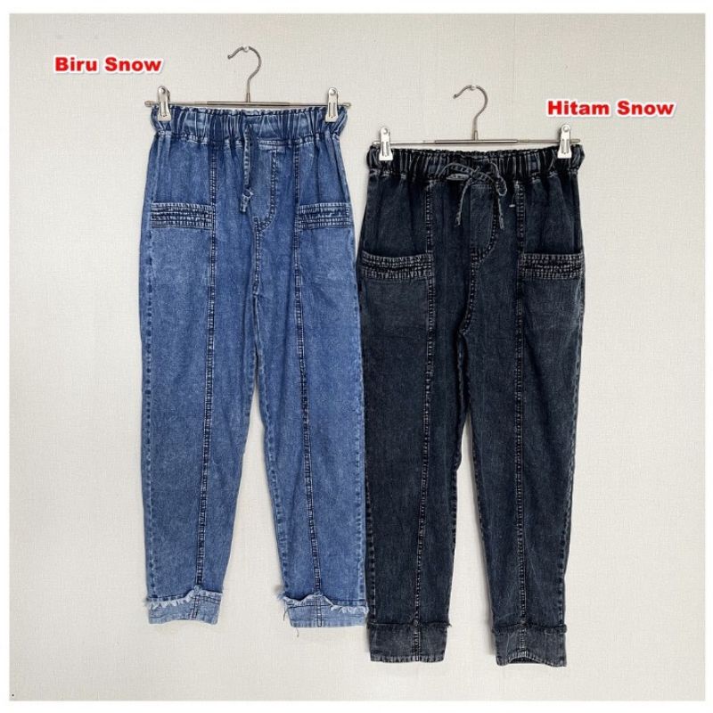 TICTOK PANTS JEANS WANITA MUAT BB 65 KG