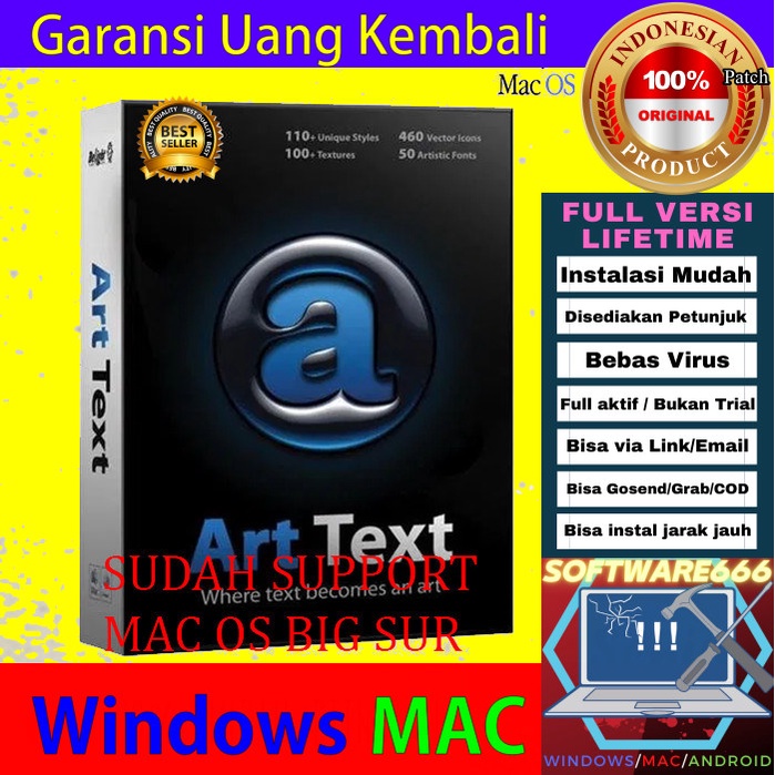 Software Typography: BeLight Art Text 4 [Mac]