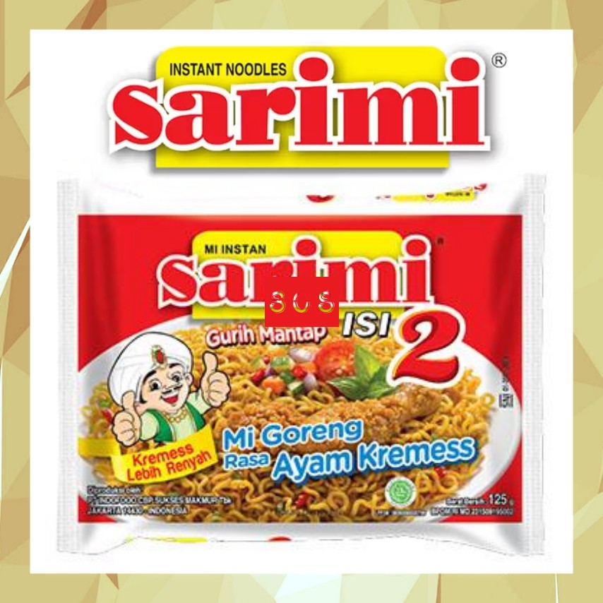 

《OS3》 Indofood Mi Instan Sarimi isi 2 rasa Ayam Kremes JUMBO