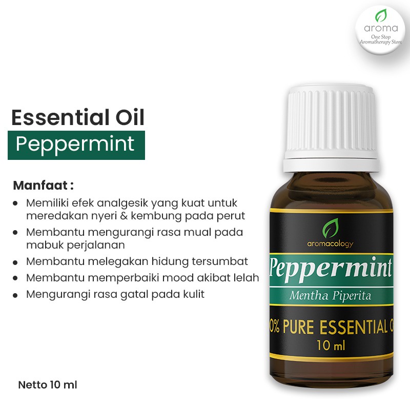 Essential Oil Aromatherapy Aromacology - Peppermint 10ml