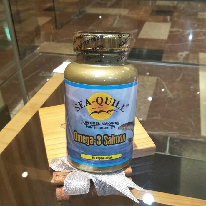 TERMURAH - SEA QUILL OMEGA 3 SALMON(60 SOFTGEL)