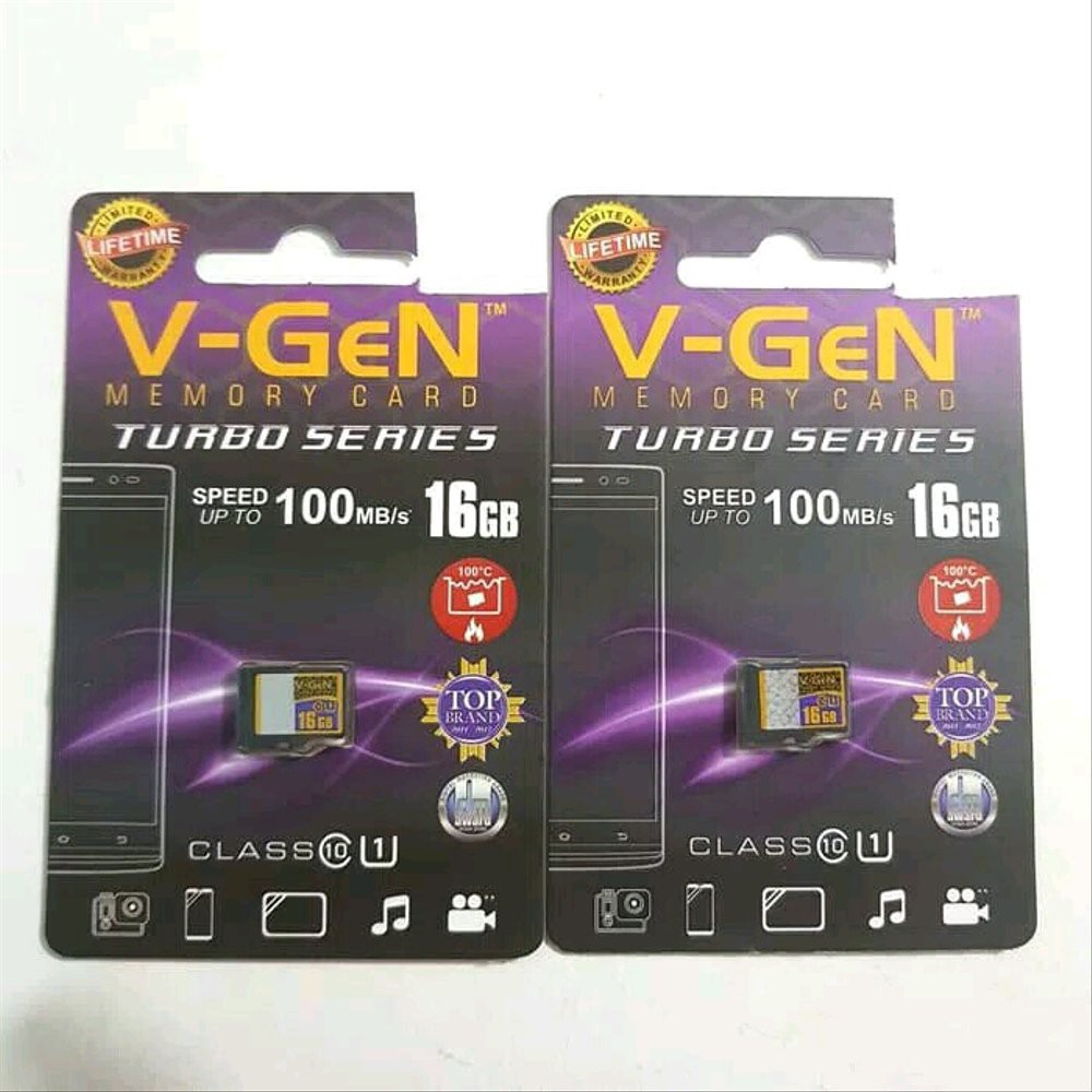 MICRO SD 16GB V-GEN - MEMORY CARD 16GB VGEN ORIGINAL CLASS 10 100 MBPS - HP