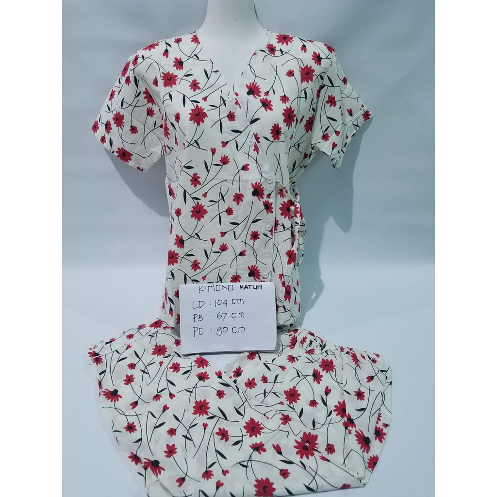 CP Dewasa -Piyama Kimono / Setelan Kimono / Baju Tidur Murah - Wanita / Cewek - Katun Jepang