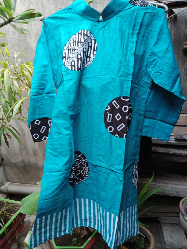 Batik Akhmar Atasan Wanita Tunik Batik Navia - Katun Halus Ori Masayu Tunik Masayu