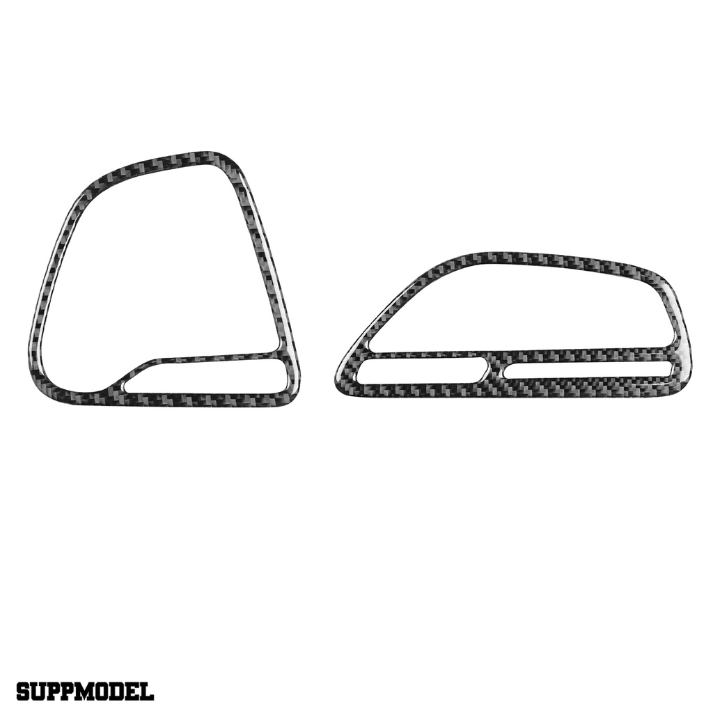 Smodel 2pcs Cover Panel Instrumen Vent Trim Untuk Dodge Challenger 2015