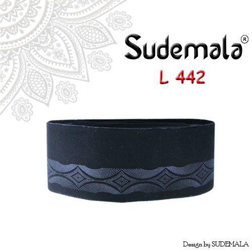 Songkok Sudemala/ Songkok Beludru  Laser L-442 (Beludru Eagle)/ Kopyah/ Peci/ Songkok Beludru Motif