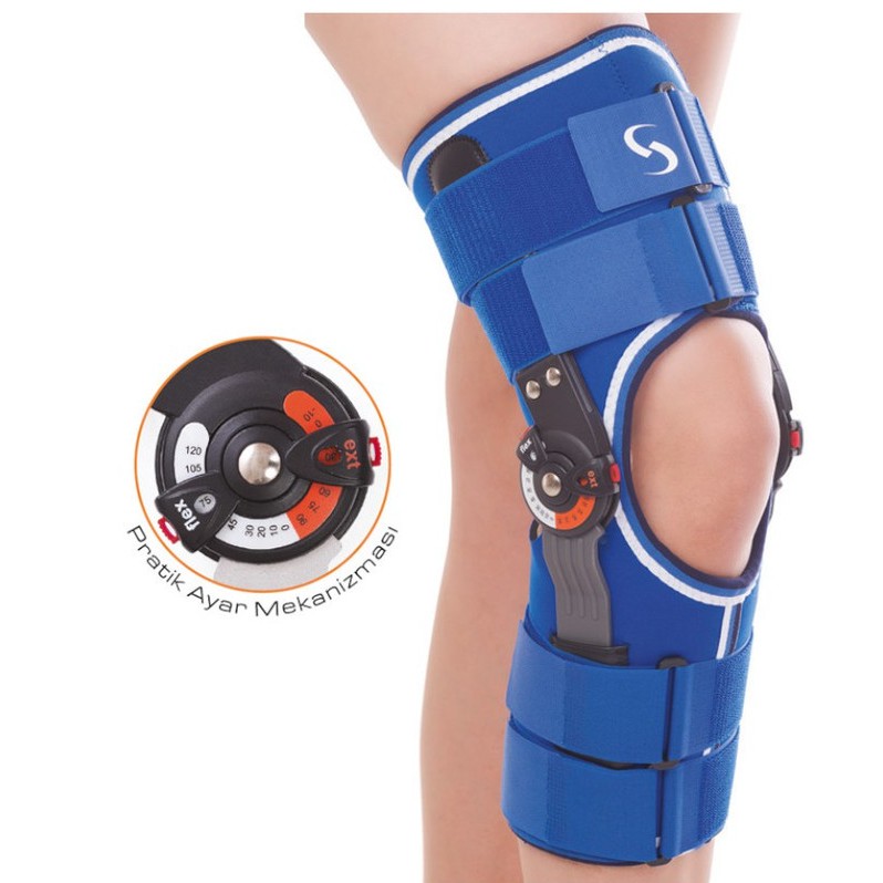 Variteks 828 Hinged Stabilizing Knee Brace Untuk Rehabilitasi Paska Operasi Ligamen