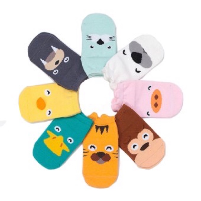 kaos kaki bayi anti slip motif kartun lucu import