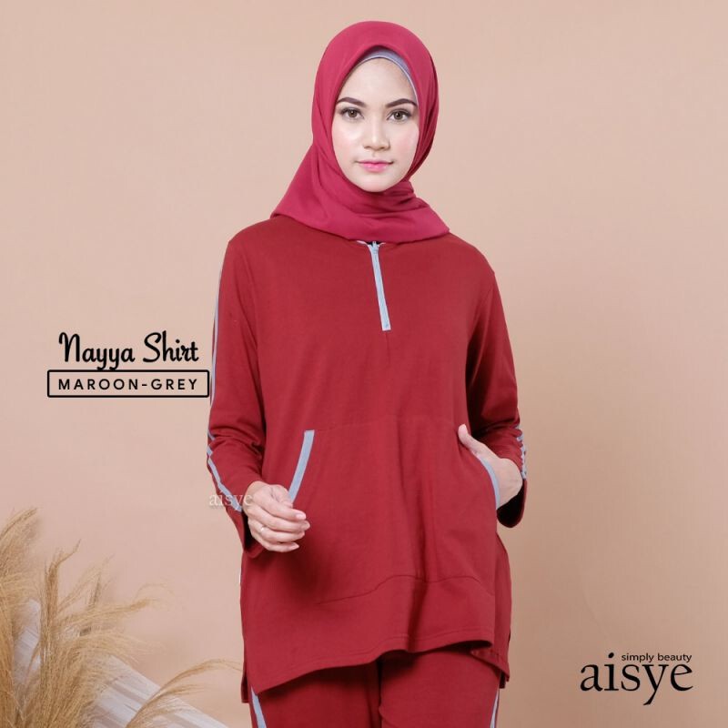 Baju Senam Sporty Atasan Wanita NAYYA SHIRT AISYE