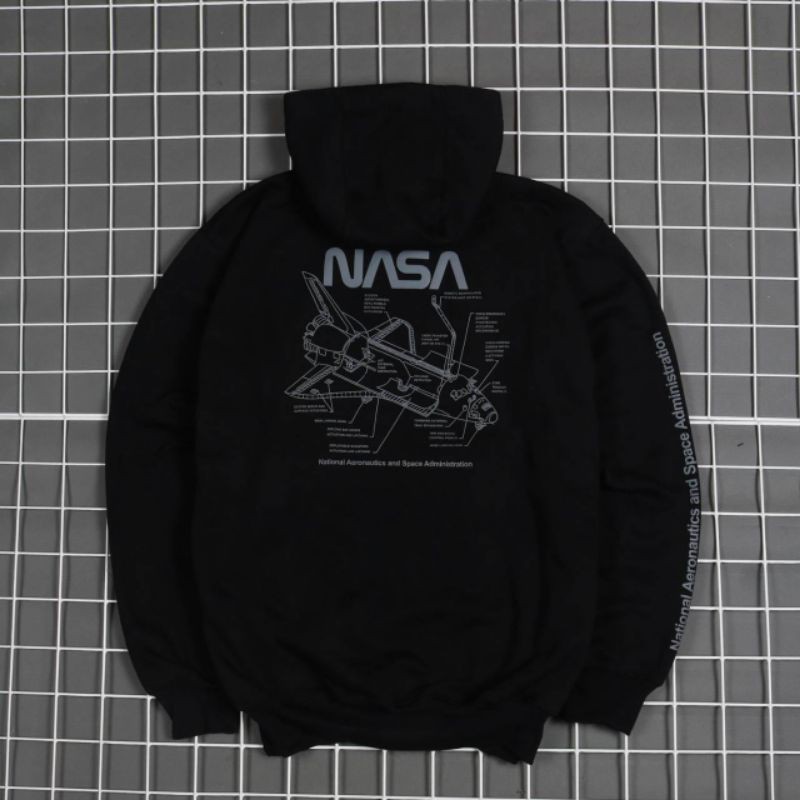 Hoodie Jaket Sweater NASA H&amp;M Fulltag