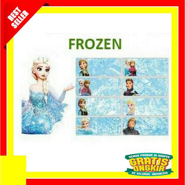 

STICKER NAMA WATERPROOF FROZEN TERLARIS!!!