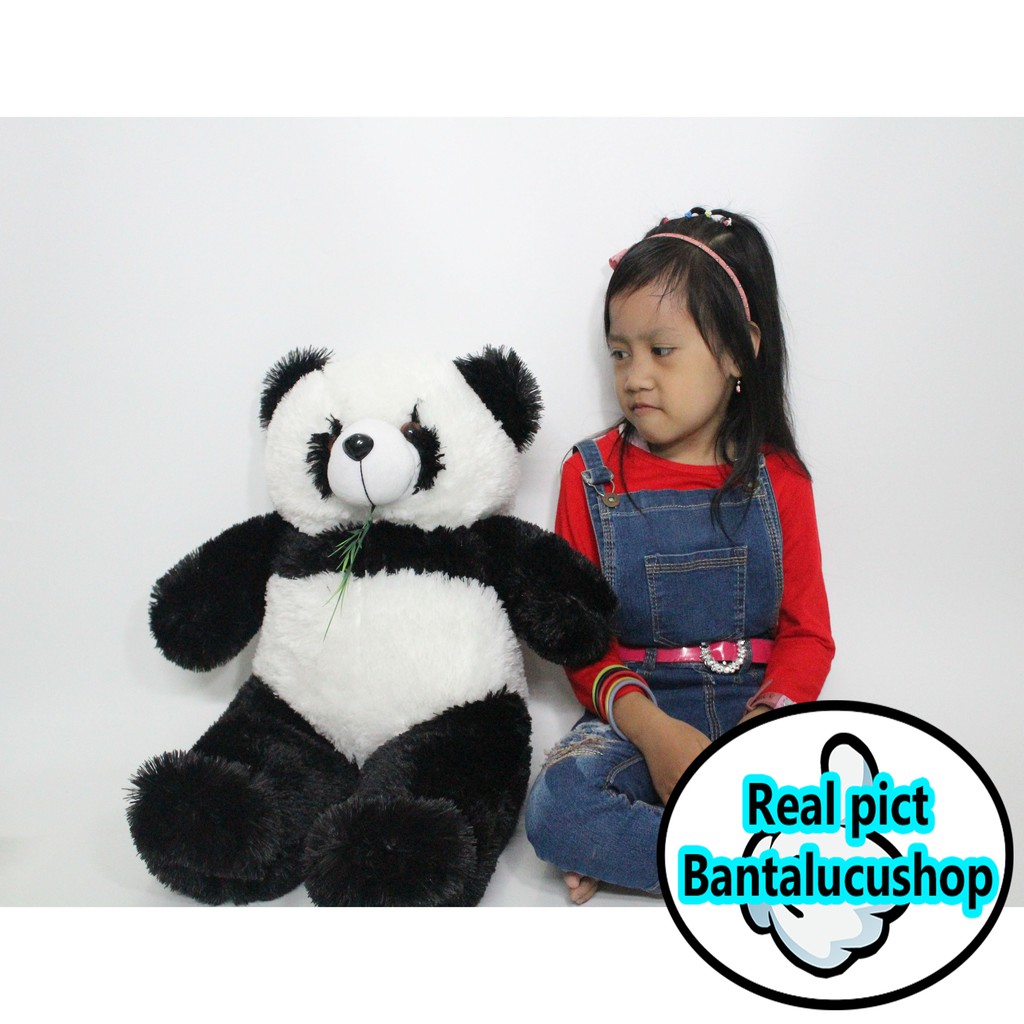 Boneka panda Rumput XL Berdiri 65cm Dijamin BESAR