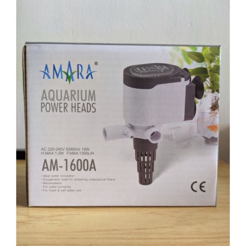 AMARA AM 1600A AQUARIUM POWER HEADS / POMPA CELUP AKUARIUM AM 1600 A