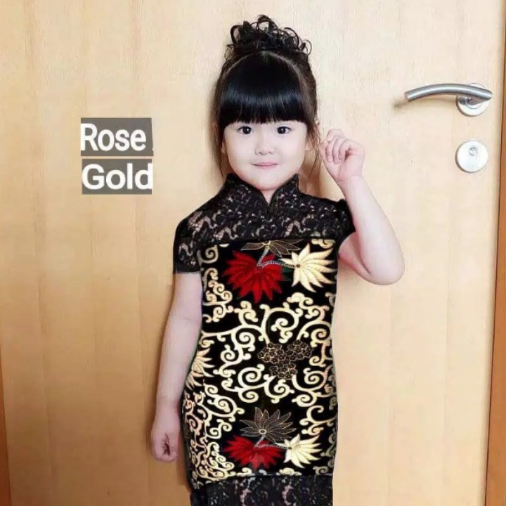 FWG - DRESS CLAIRE KIDS / DRESS BATIK / BAJU ANAK PEREMPUAN / MINI DRESS / BAJU ANAK 2-4 TAHUN