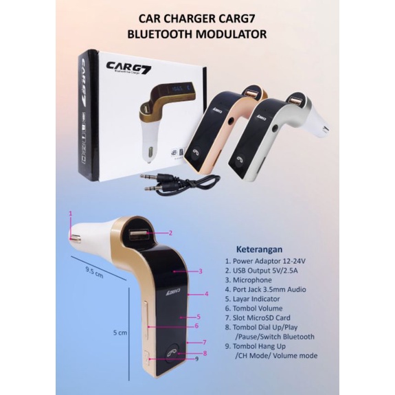 SAVER BLUETOOTH MODULATOR CAR-G7