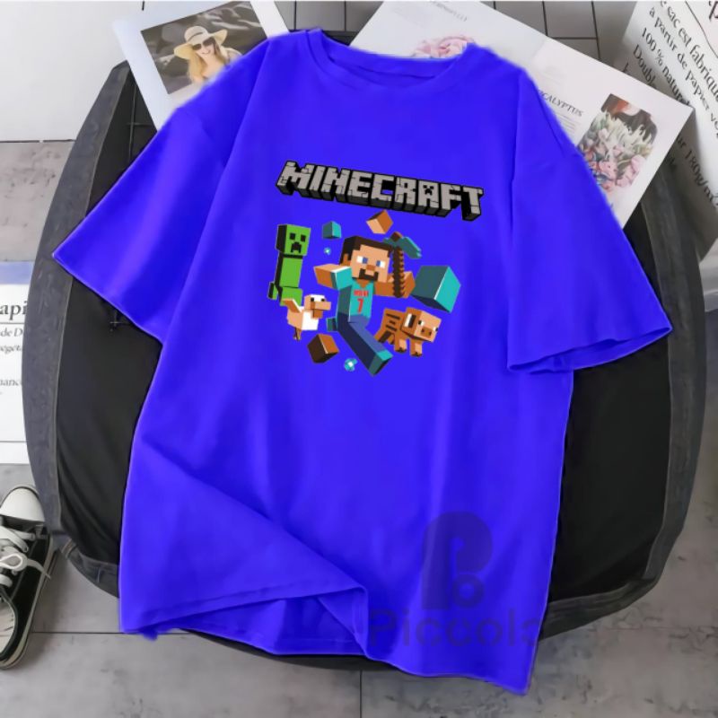 baju kaos anak minicraf unisex bahan premium