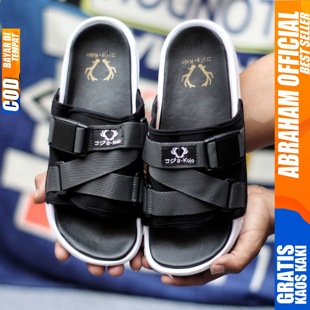 Sandal Casual Pria Sandal Slide Pria Sendal Selop Cowok Fashion Terbaru Keren