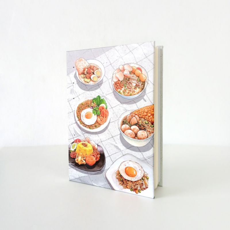 

Kamisketsa Sketchbook Watercolor A5 (Canson Montval Paper) | Indonesian dishes