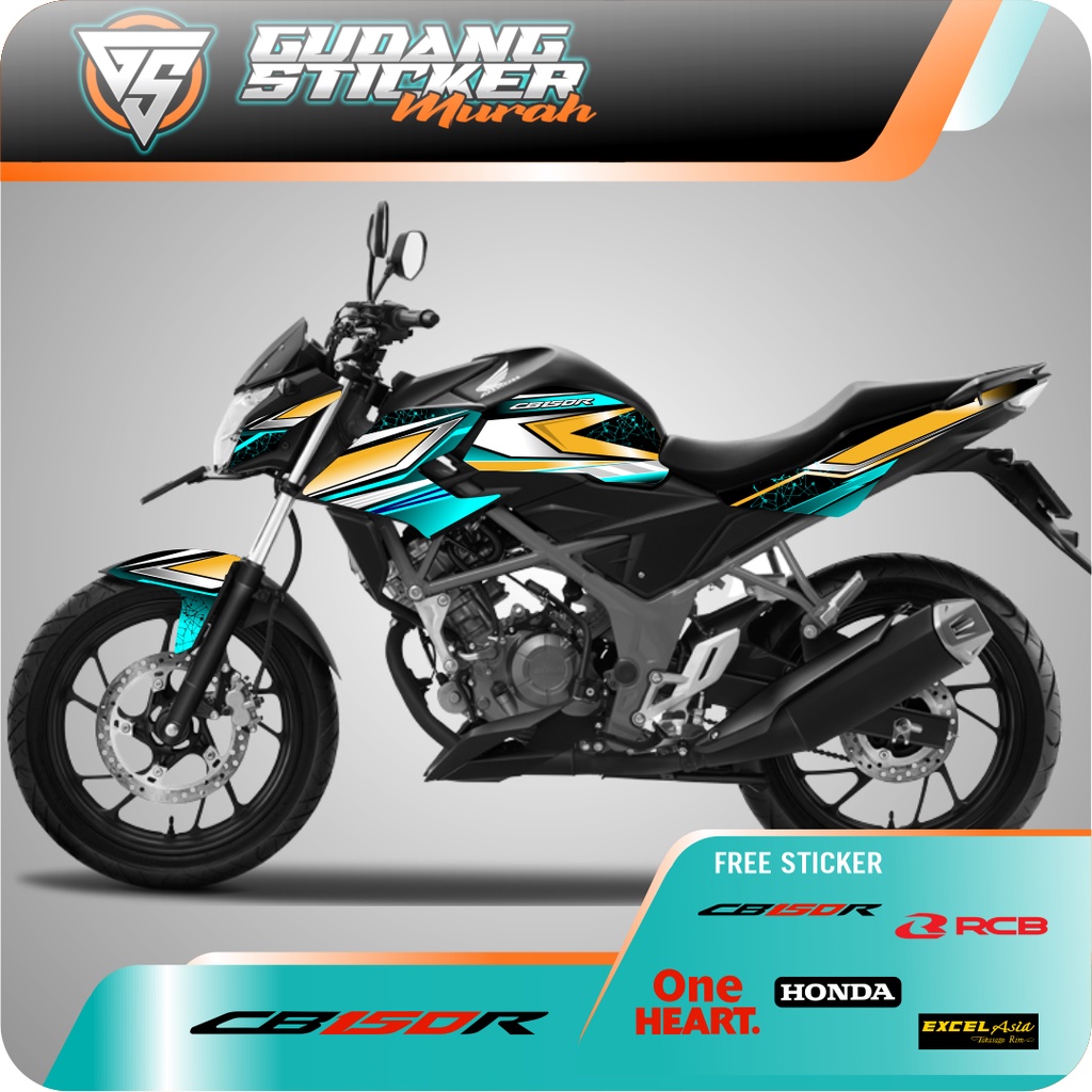 STRIPPING CB150R STREETFIRE NEW EDISI 5 AKSESORIS SEPEDA MOTOR