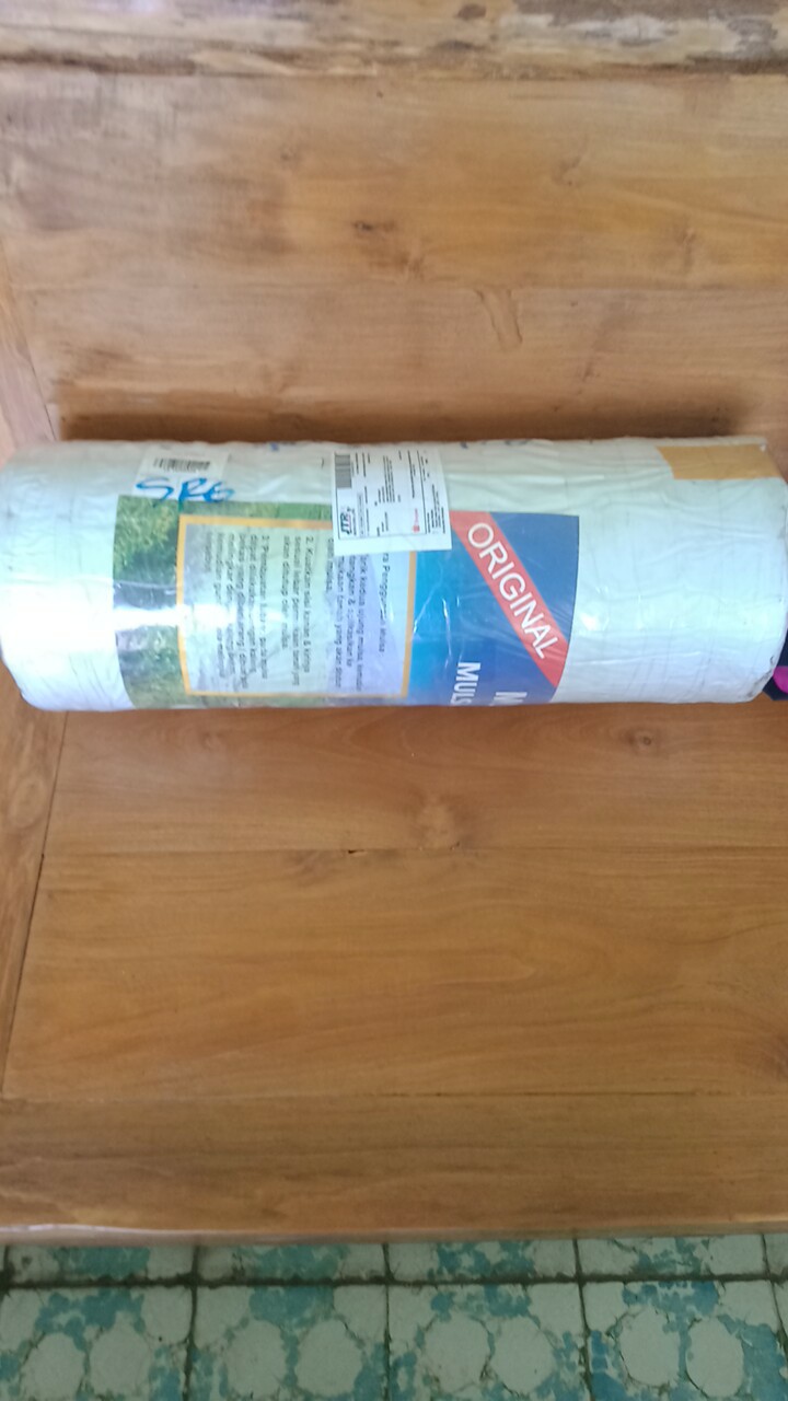 Plastik Mulsa Hitam Perak Montana Original 1 Roll 1,2m X 500m