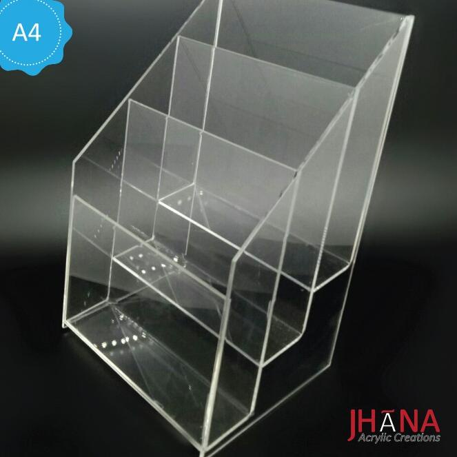 

Update Spesial Acrylic Tempat Brosur A4 TB40A4 / Akrilik Standing Brosur / Display Brosur 3 Susun