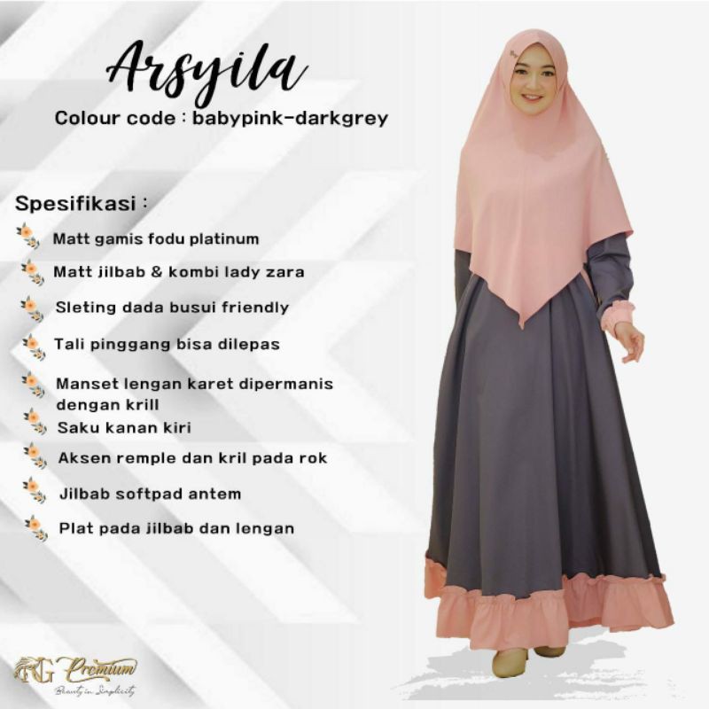 Gamis Arsyila by Nararya