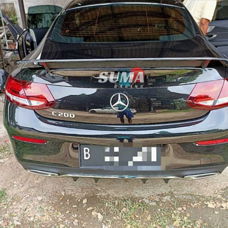 SPOILER DUCKTAIL MERCEDES BENZ C200 W205 COUPE RENTECH 2 CARBON KEVLAR