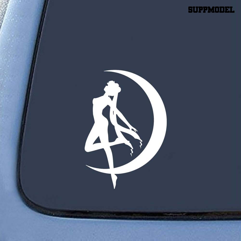 Stiker Motif Kartun Anime Jepang Sailor Moon Untuk Dekorasi Jendela Mobil