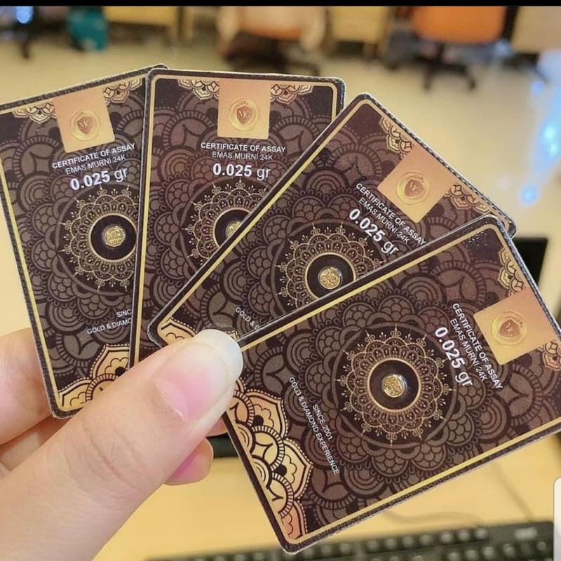 MINIGOLD 0,025gr 0,05gr 0,1gr ori 24k || LM antam