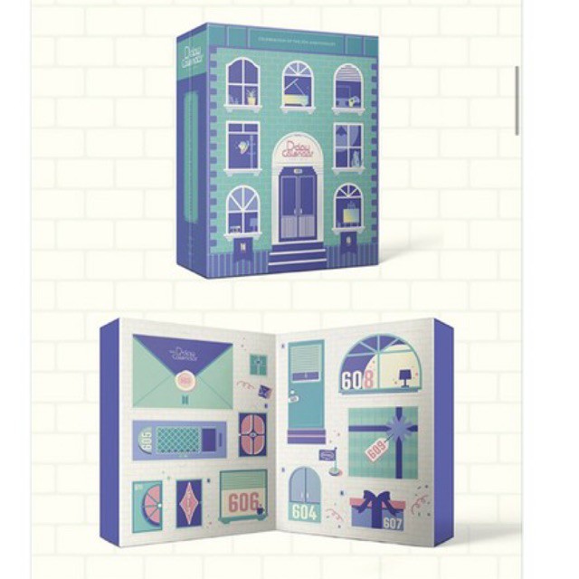 FULLSET BTS FESTA D- DAY CALENDAR 2021 FAN KIT