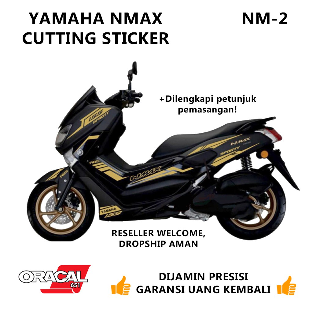  Sticker  Nmax Stiker Stripping Motor  Yamaha Nmax NM 2 