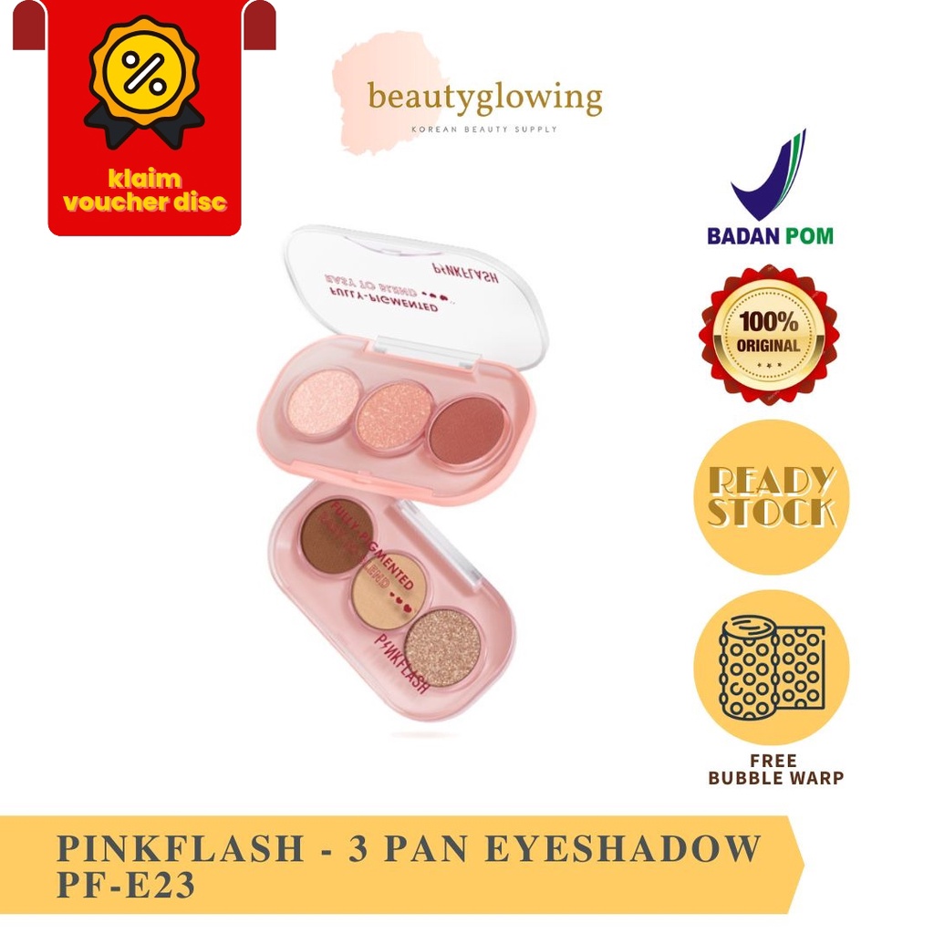 PINKFLASH 3 PAN EYESHADOW PF-E23