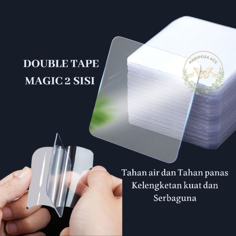 

(Mariposa)DOUBLE TAPE MAGIC PAPAN DOUBLE SIDE TAPE LEM PEREKAT