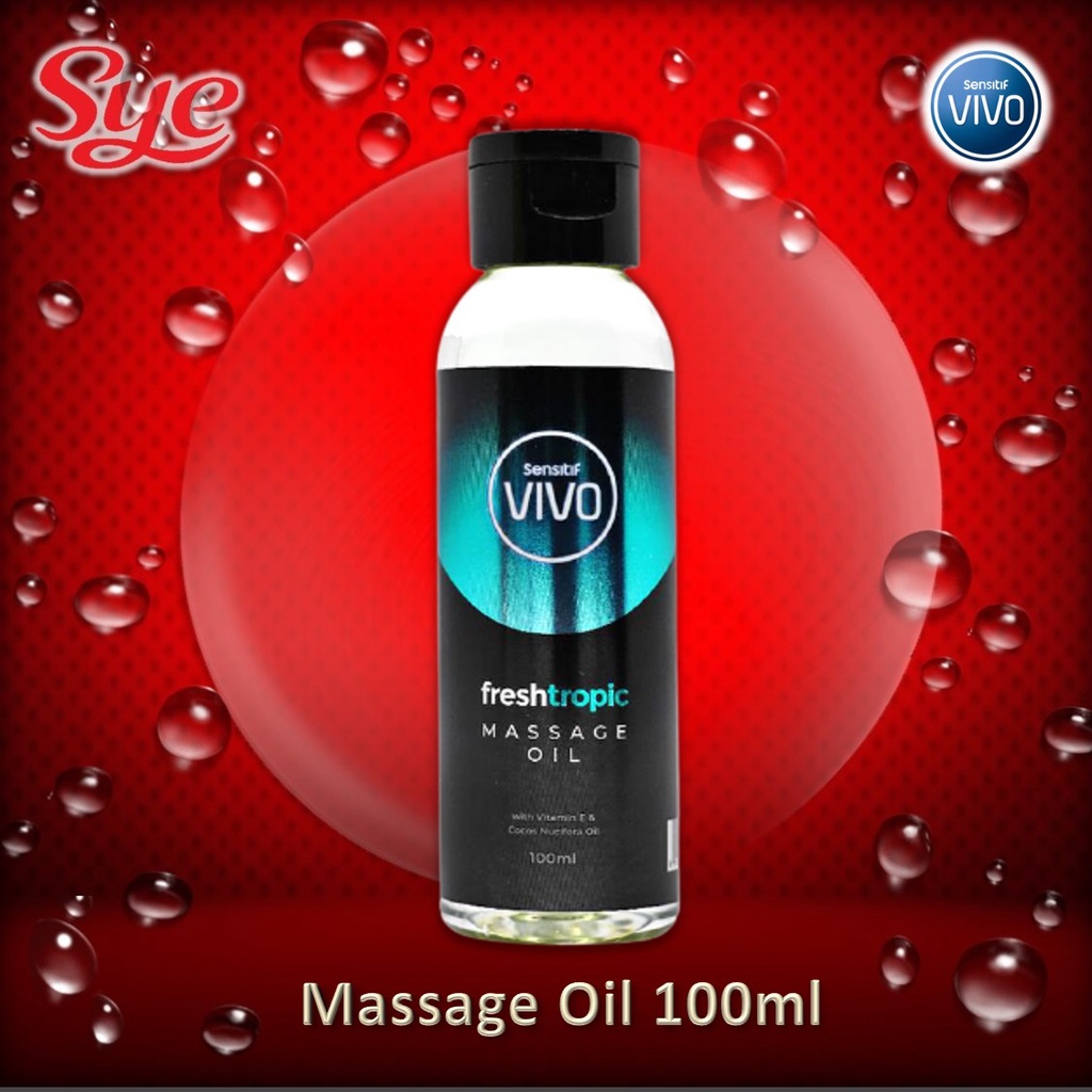 BPOM VIVO MASSAGE OIL FRESH TROPIC / MINYAK PIJAT VIVO MINYAK URUT