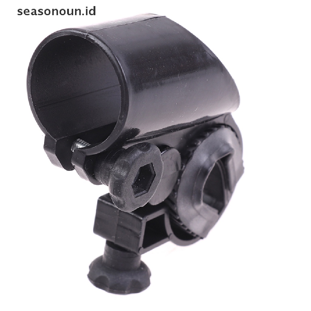 (seasonoun) Bracket Klem Mount Stang Sepeda Holder Lampu Senter LED
