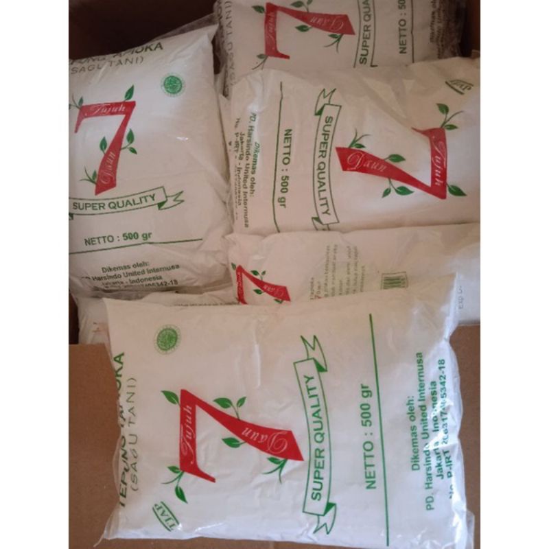 

Tepung Tapioka Tjap 7 daun - 500 gram