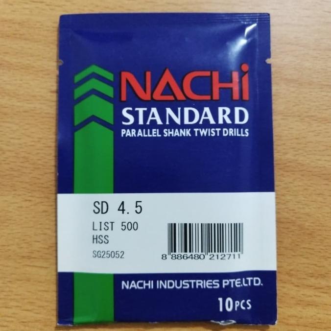 Mata Bor Besi Nachi 4,5Mm/ Nachi 4.5Mm