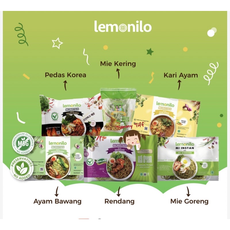 Lemonilo Mie Instant  Sehat mie kuah 70gr - Mie Organik / Lemonilo nct dream / lemonilo mie instant