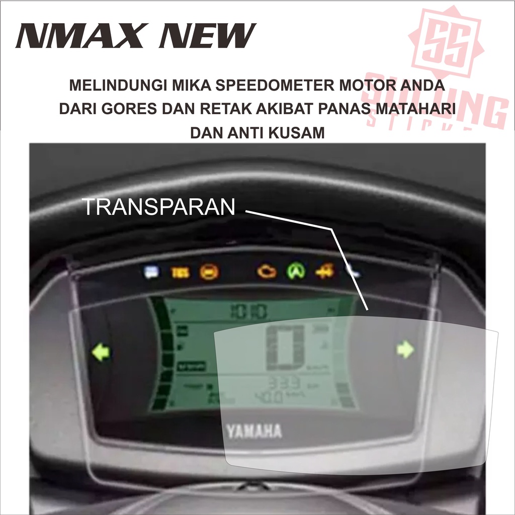 Stiker Anti Gores Pelindung Spidometer Seepedometer Motor Yamaha NMAX New