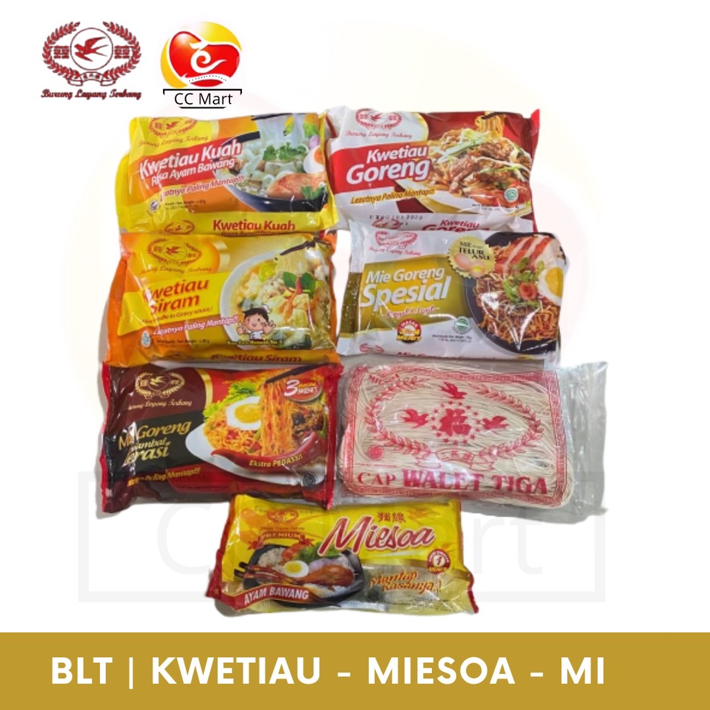 Miesoa Ayam Bawang BLT / Misua Walet / Misoa Instan Burung Layang Terbang / Kwetiau Kuah BLT / Kweti