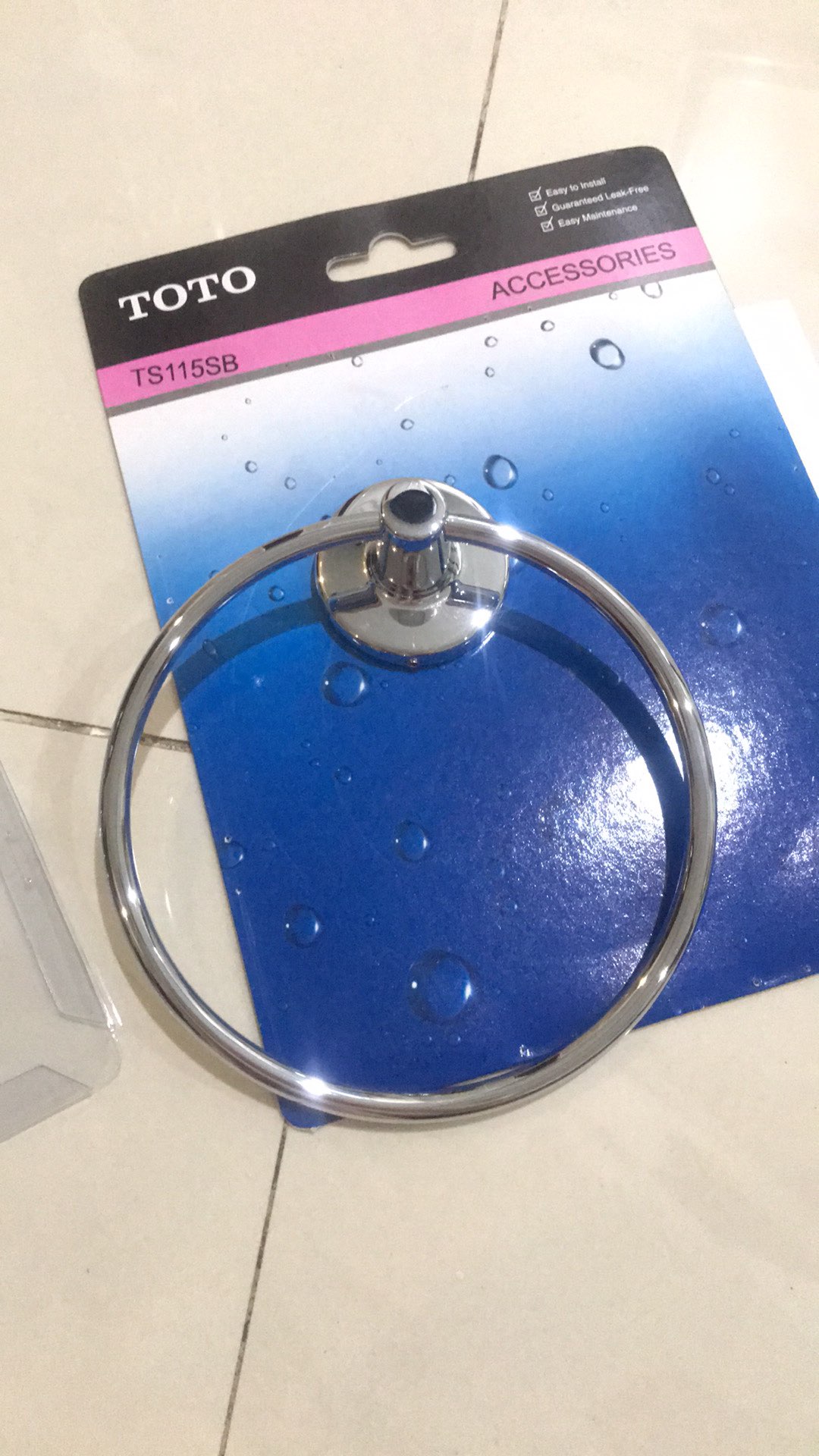 Toto Ts115sb Towel Ring / Gantungan Handuk