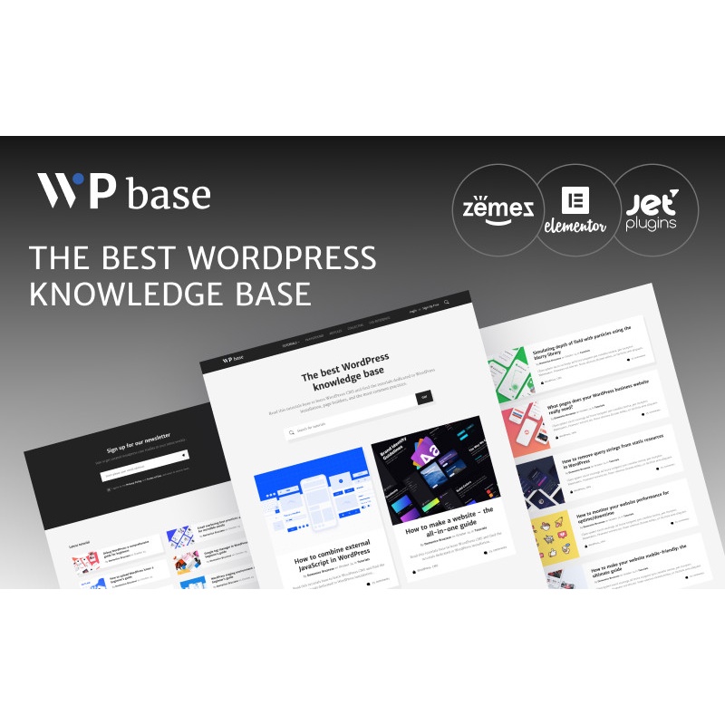 WPbase - WordPress Tutorial Theme WordPress Theme